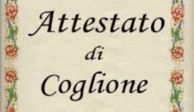 Ecco qua l'attestato per il coglione dei coglioni 